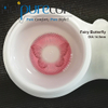 Haipurecon Fairy Papilio Pink Cosplay Contactus Lentes 14.5mm Annum Disposable CE et ISO Certified